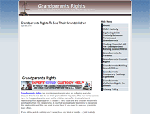 Tablet Screenshot of newgrandparentsrights.com